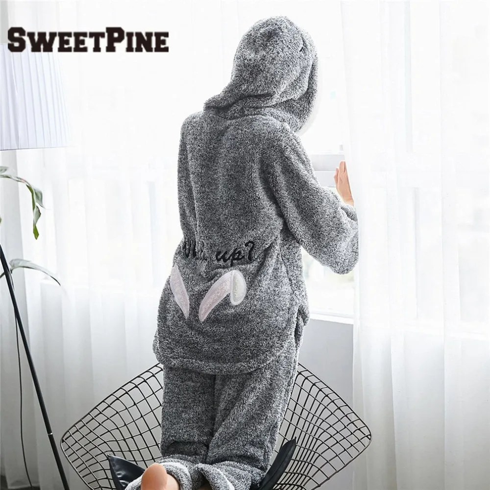 Брендовые высококачественные женские пижамные комплекты SWEETPINE зимняя