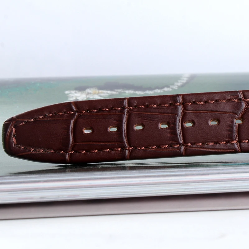 Ремешок сменный из телячьей кожи для часов цветной браслет натуральной Swatch 19 мм 17