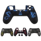 Силиконовый чехол с китайскими драконами и 2 джойстиками для контроллера PS4