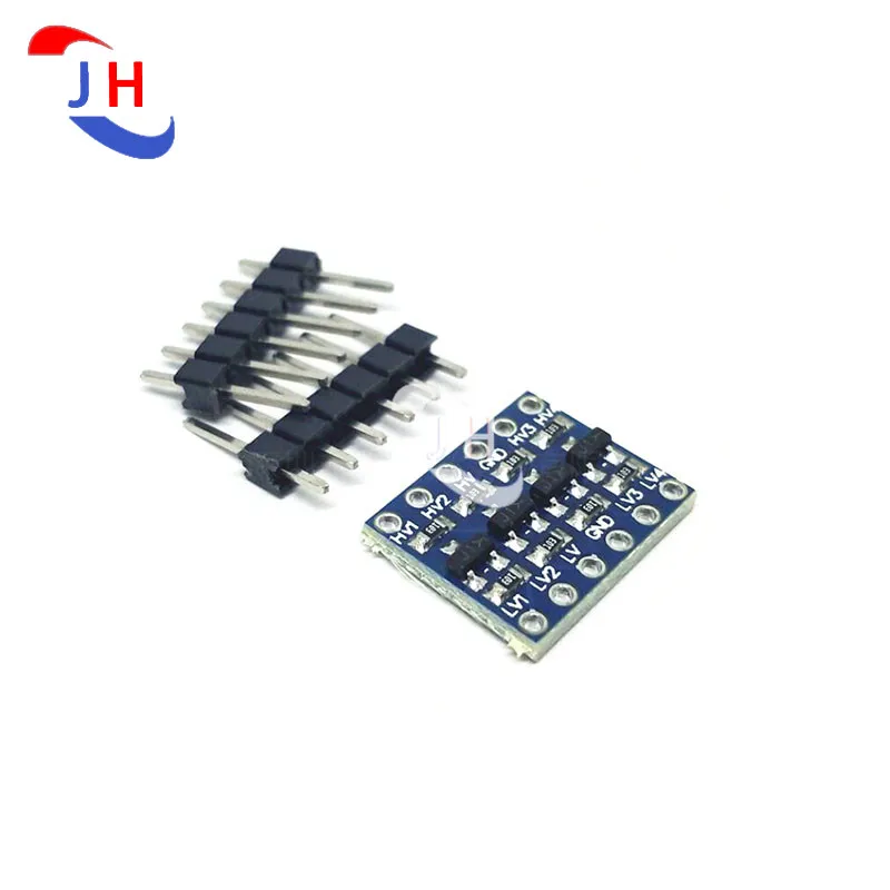 

5PCS 5V-3V IIC UART SPI, etc. 4-way Level Conversion Module 4-way Pin Header Communication Between 5V MCU And Serial Port