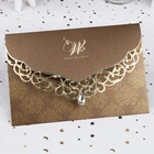 Алмазные свадебные пригласительные открытки, свадебные приглашения, пригласительные на свадьбу, Крещение, день рождения, индивидуальные украшения для вечерние Ринок на заказ