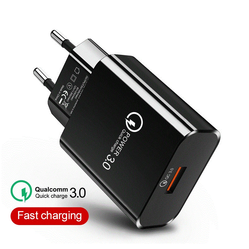 

Z93 18W Travel Charger Type c Micro Usb Cable Quick Charge 3.0 For Xiaomi11 10 Redmi Note 9 Huawei P30 P40 Phone Charger Adapter