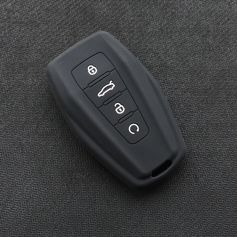 

Силиконовый чехол для автомобильных ключей, чехол-держатель для Geely Coolray, 4 кнопки, автостайлинг, аксессуары для брелоков