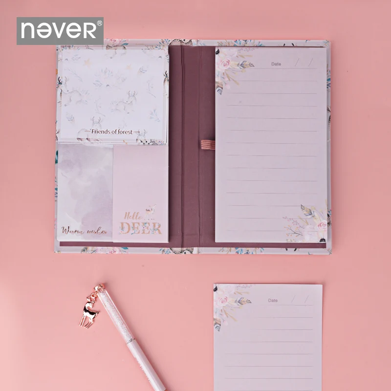 Никогда не Рождественский тематический блокнот симпатичный олень лось для