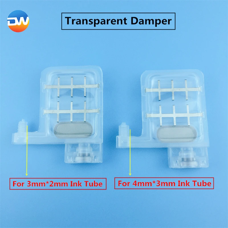 10 Pcs Dewei Transparent White UV DX5 Big Ink Damper for Printhead XP600 TX800 Galaxy Allwin Xuli Dumper Filter | Компьютеры и офис