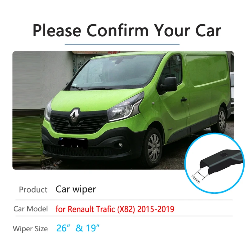 Автомобильные стеклоочистители для Renault Trafic X82 2015 2016 2017 2018 2019 лобового стекла