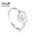 Кольца из нержавеющей стали Unift, женское кольцо с искусственным глазом, украшение для рук Hamsa Fatima, аксессуары для женщин, Wicca