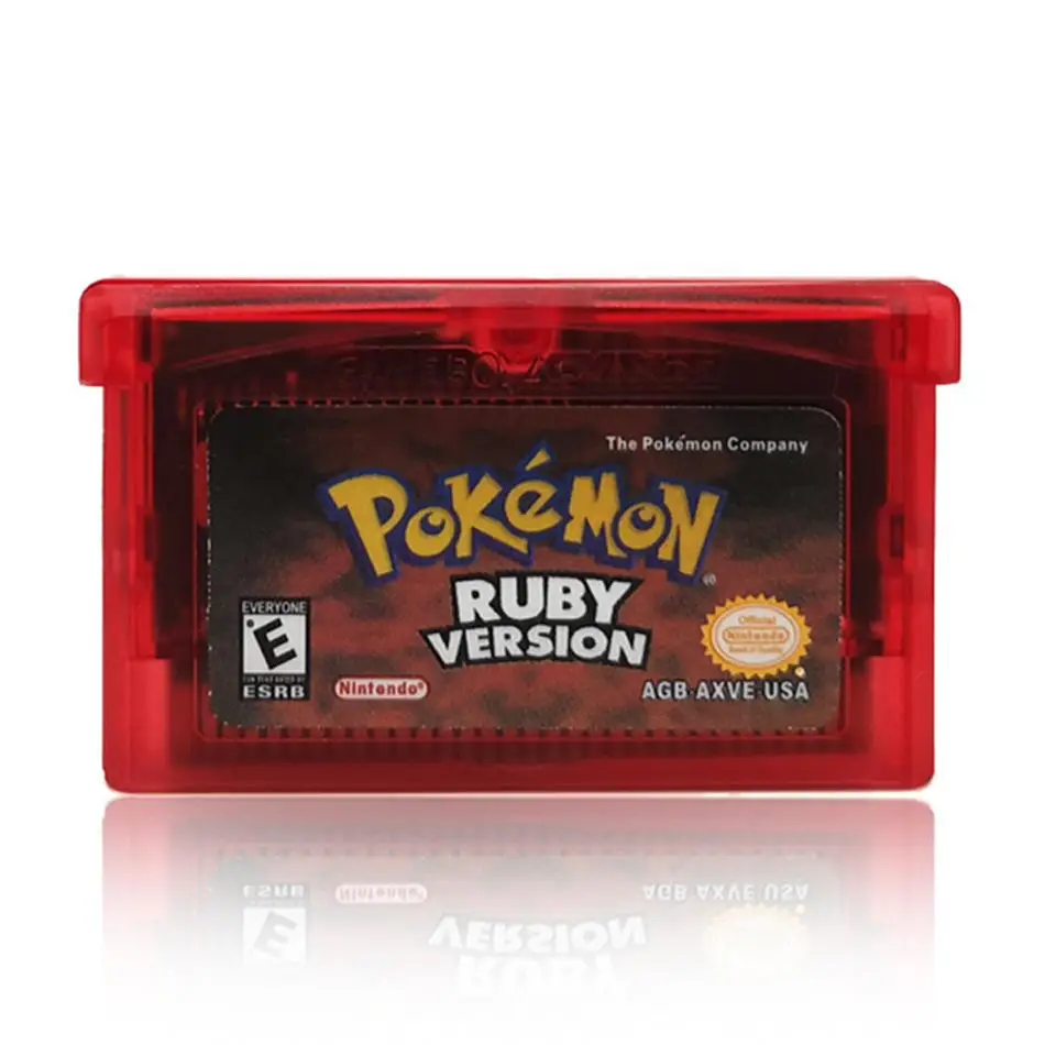 Картридж для игровой консоли 32 бита Nintendo GBA Pokemon Изумрудный первичный листовой