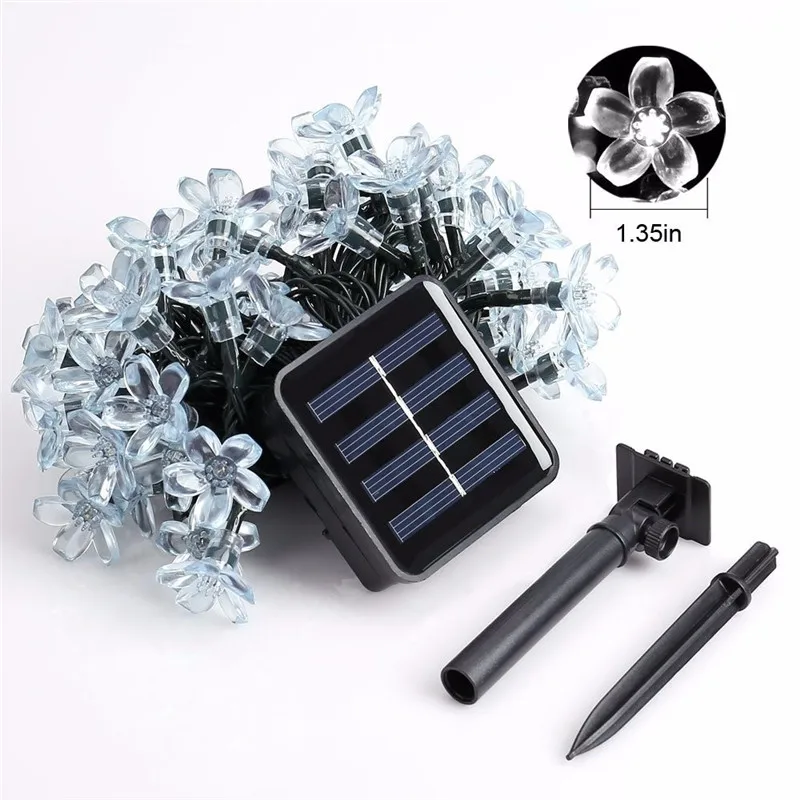 

Chiclits LED Solar String Light Waterproof 50led 7M Flower Fairy Lights Garlands Garden Christmas Trees Wedding Party Decor Lamp