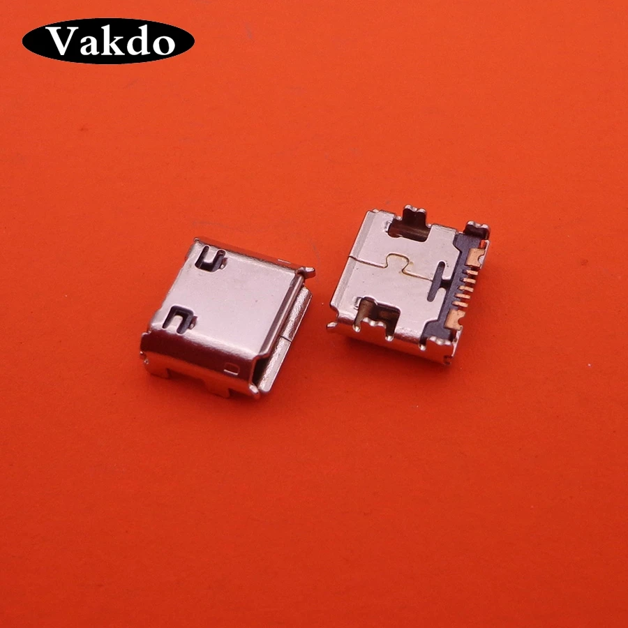 50 шт. micro usb разъем 7 контактов для Samsung c6752 C6712 S3350 S5570 мини зарядный порт док станции