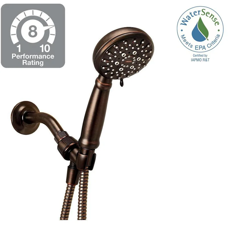 

New Style Bathroom Stainless Steel Shower Set Household Multifunctional Massage Nozzle Handheld Shower Bathtub Faucet