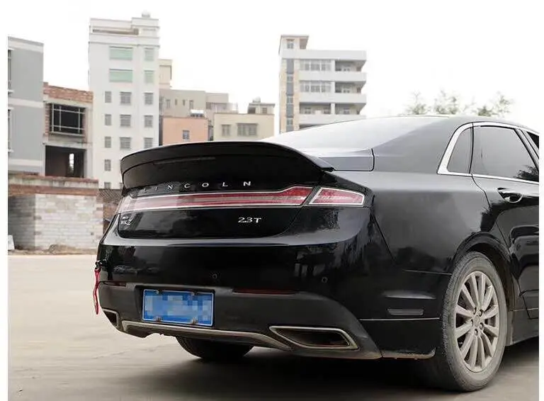 

For Lincoln MKZ Spoiler 2008-2013 For Lincoln MKZ Spoiler YW High Quality ABS Material Car Rear Wing Primer Color Rear Spoiler