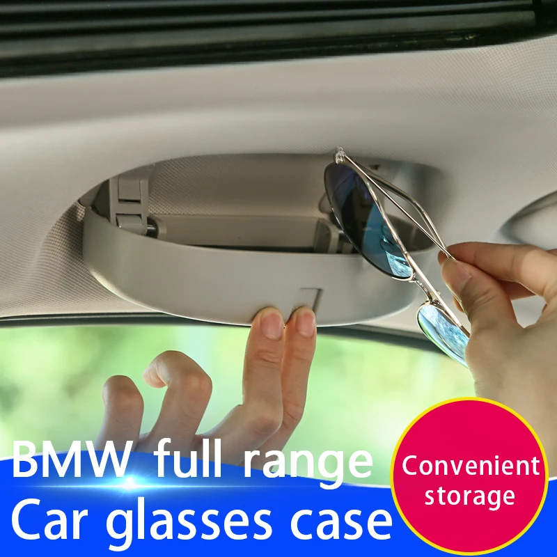 

Apply To BMW Car Glasses Case New 5 Series 6 Series GT530li3 Series Gtx1x3x5 Car Glasses Fame clip Frame Interior Modification