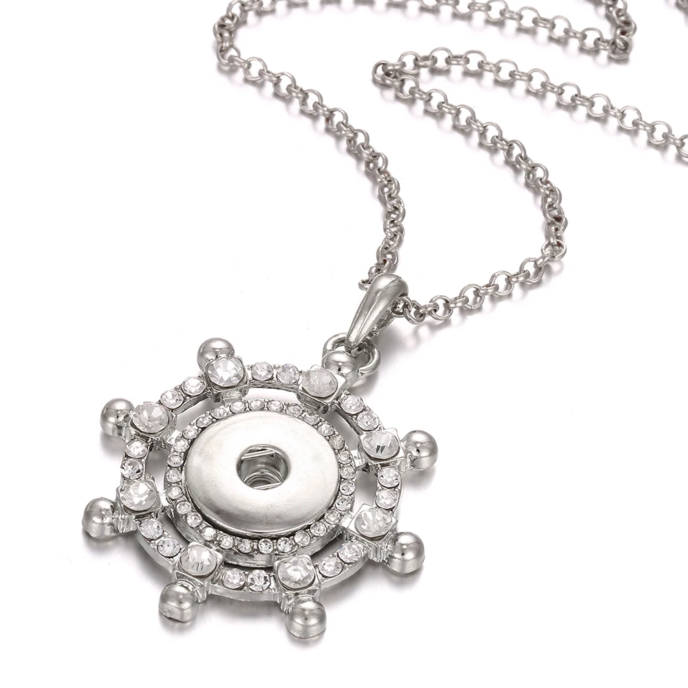 Новое ожерелье с подвеской в виде совы 18 мм застежкой кнопкой ювелирное цепочкой