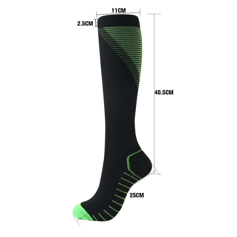 Running Socks Men Fashion Nylon Breathable Wicking Winter Sports Hiking Ski Bike Football Compression Cycling calcetines | Спорт и