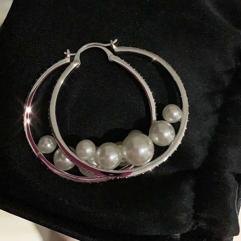 Новинка 2020 стильные модные элегантные серьги в южнокорейском стиле с жемчугом