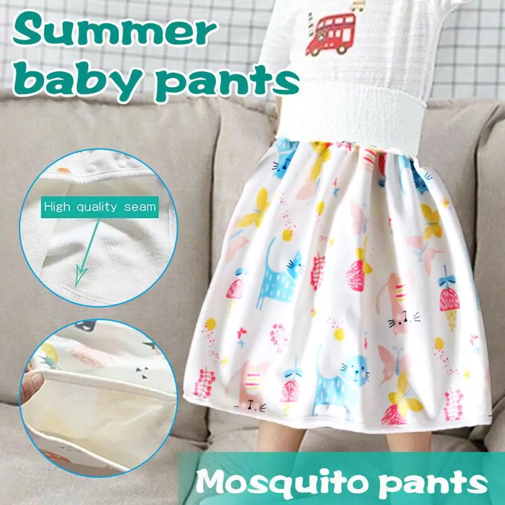 2 в 1 удобные детские подгузники для взрослых Юбка-шорты маленьких мальчиков и