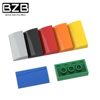 bzb moc 88930 2x4 arc brick creative high tech building block model kids toys diy brick parts best gifts