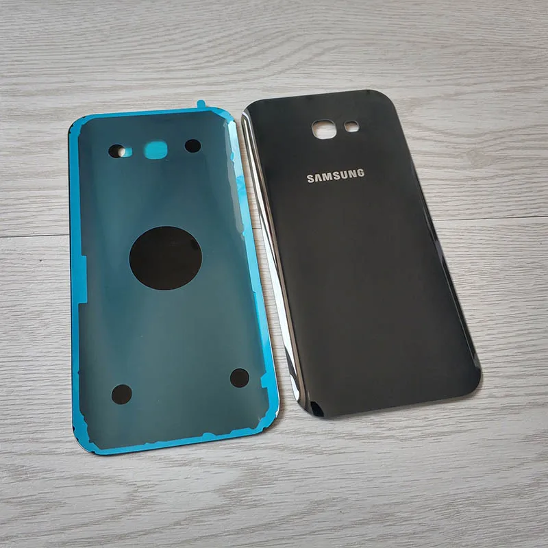 Задняя крышка батарейного отсека Samsung Galaxy A7 2017 3D стеклянный задний корпус сменная