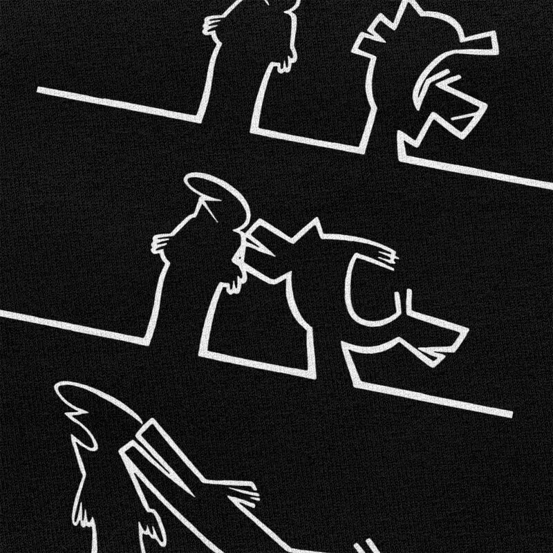 Мужская забавная танцевальная футболка La Linea хлопковая с коротким рукавом