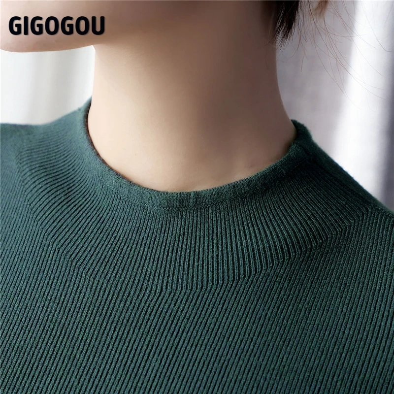 Пуловер женский трикотажный с длинным рукавом на осень/зиму | Женская одежда