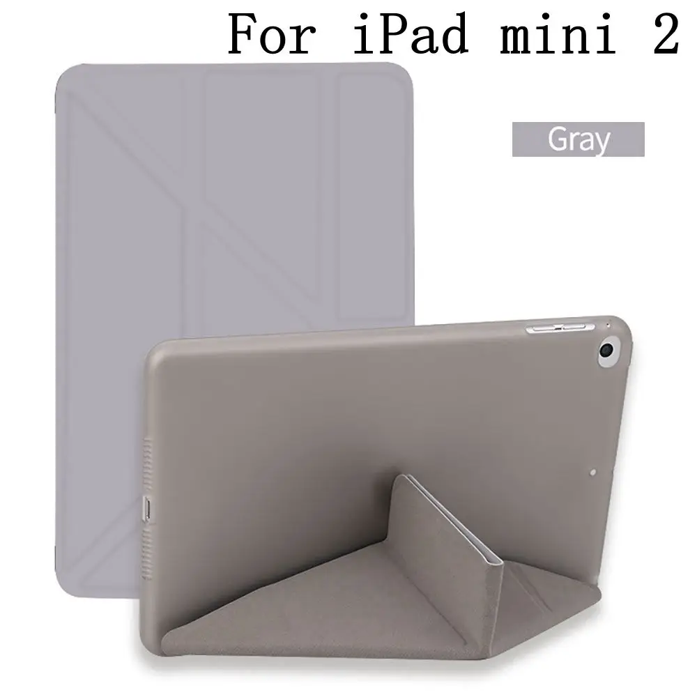 For iPad mini 2 Чехол Floveme для i Pad Air 2 Шелковый чехол для i Pad Mini 2 4 5 складной тонкий полный защитный чехол для i Pad Pro 9,7 12,9 - Цвет: For iPad mini 2