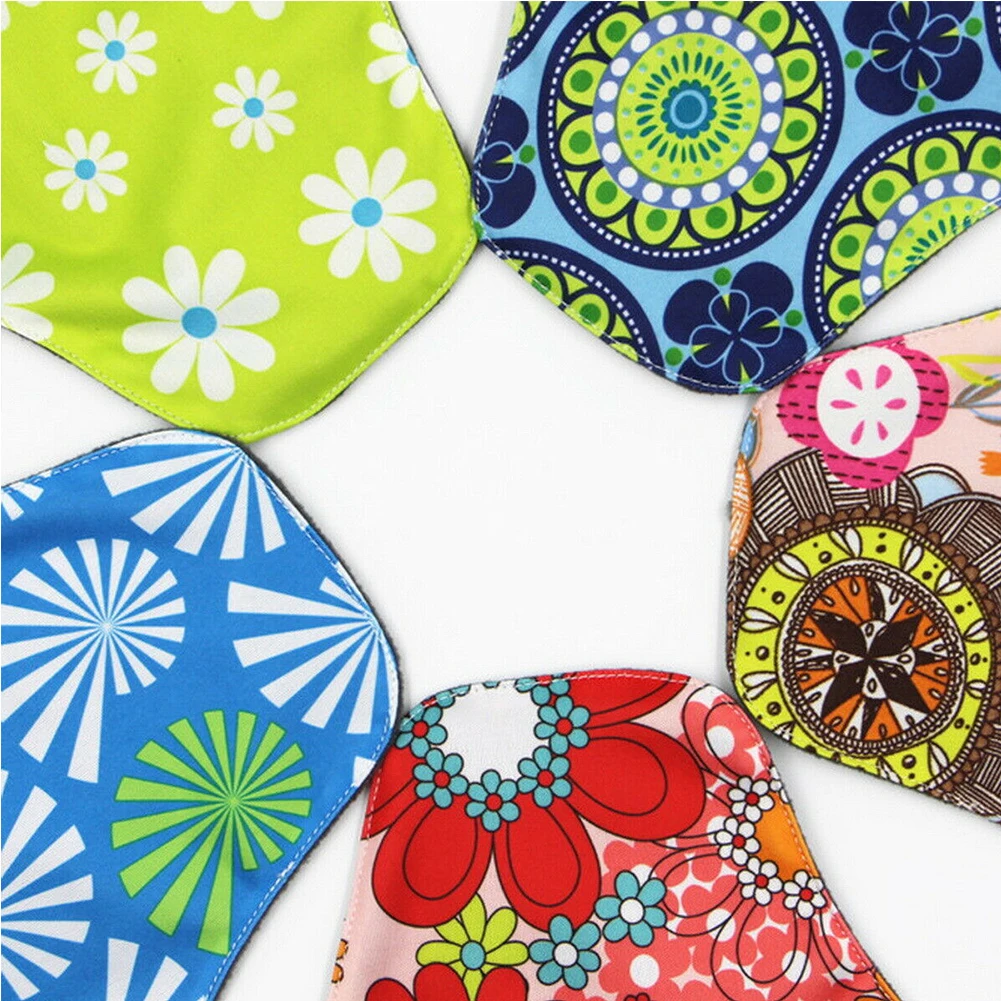 6 шт. моющийся санитарный коврик для подгузников анти Тканевый вкладыш трусиков