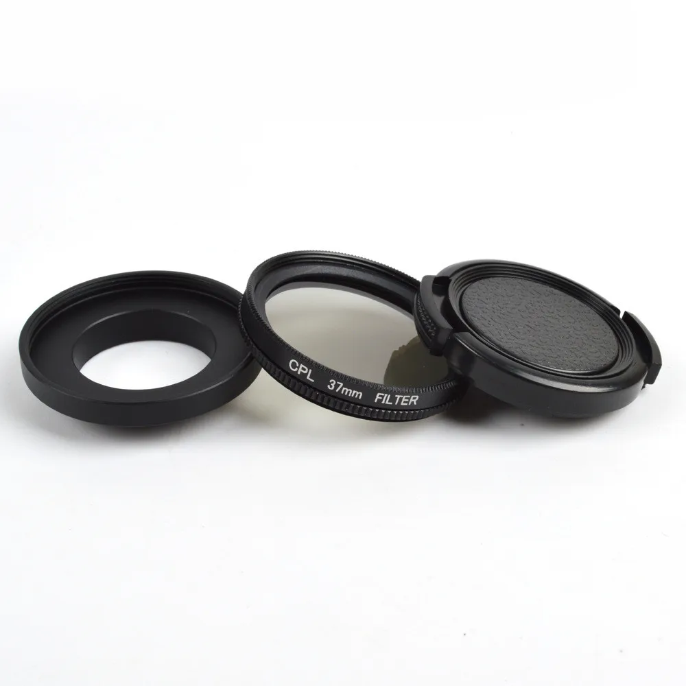 Go Pro 37 мм круговой поляризатор поляризационный фильтр объектива CPL Для GoPro Hero4 3 + HERO