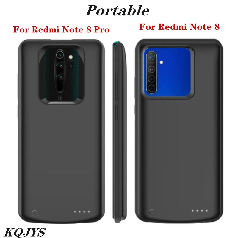 Портативное зарядное устройство KQJYS чехлы для Xiaomi Redmi Note 8 Pro внешний аккумулятор