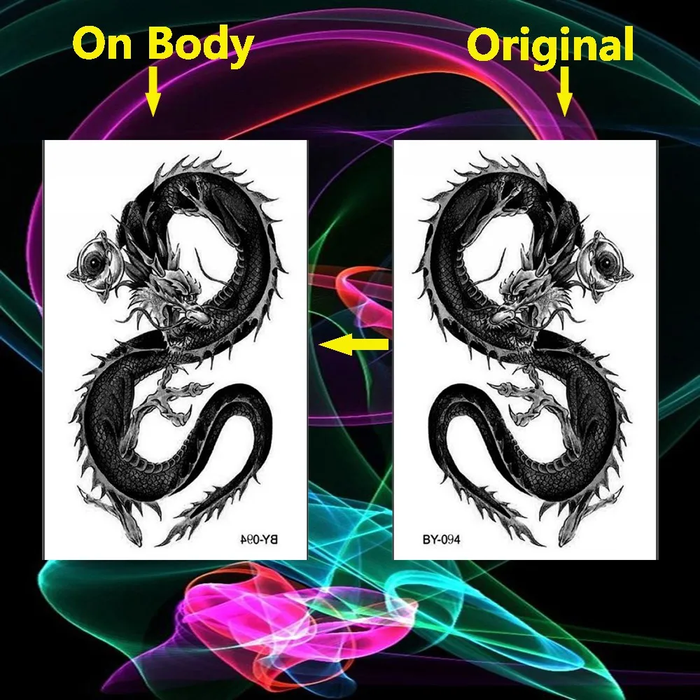 Летние Временные татуировки для мужчин и женщин на тему Хэллоуина