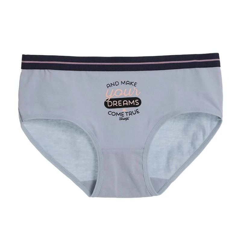 4 шт. трусики для подростков трусы с рисунком молодых девушек удобные хлопковые