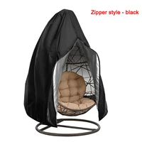 chair cover zipper hanging egg chair cover waterproof uv protect patio swing dustproof outdoor chair cover protector patio