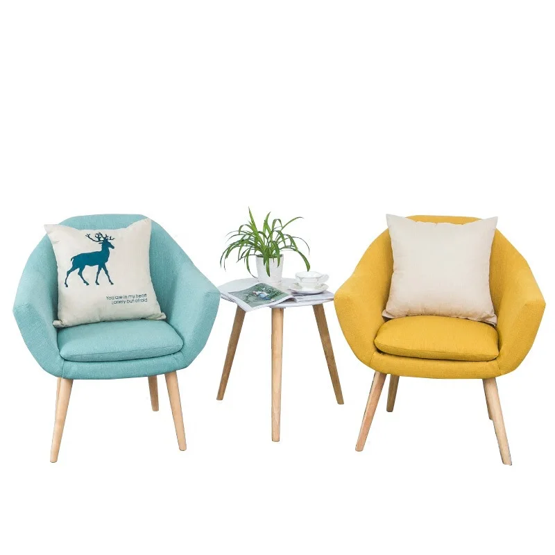 2019 современный скандинавский простой диван стул для спальни маленькая