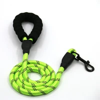 high quality luminous beautiful 1 5m nylon safety buckle dog pet leash 01