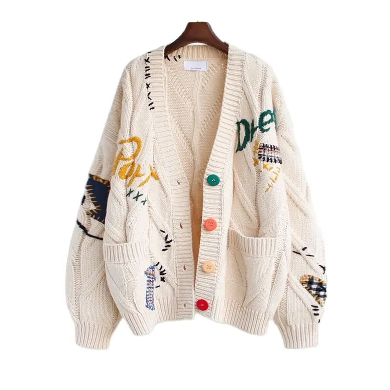 Новинка Осень зима 2021 Кардиган с длинным рукавом Куртка женская модная короткая