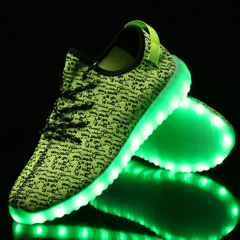 

Men Women Children USB Charger Led Light Shoes Unisex Casual Sports for Kids & Adult Fashion Boys & Girls Sneakers Lace Up Shoe