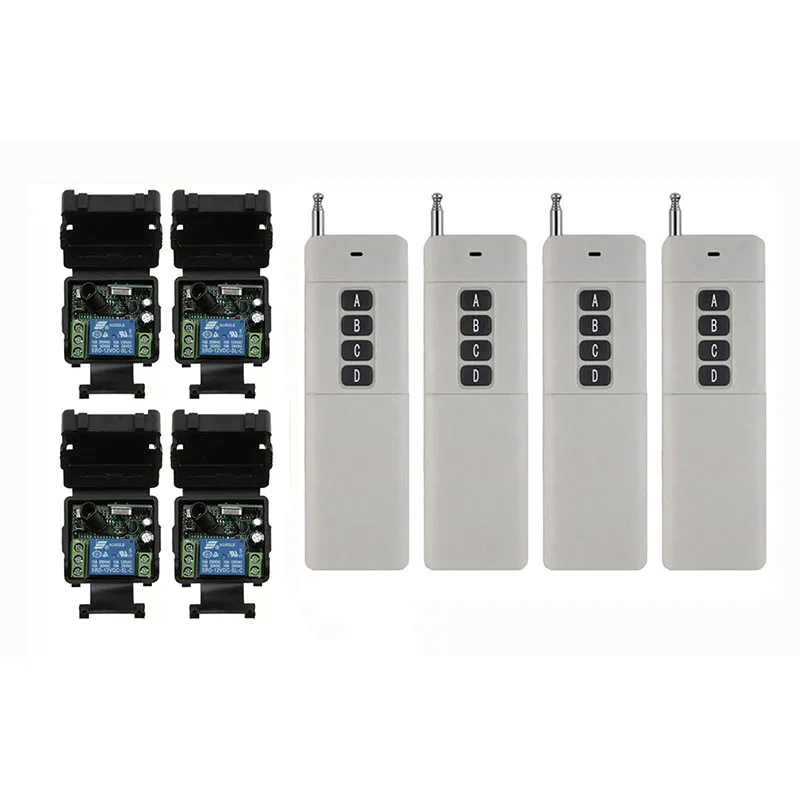 3000 м дальность DC12V 24V 1CH 1 CH 10A RF Беспроводной переключатель системы дистанционного управления передатчик + приемник гаражных ворот, жалюзи