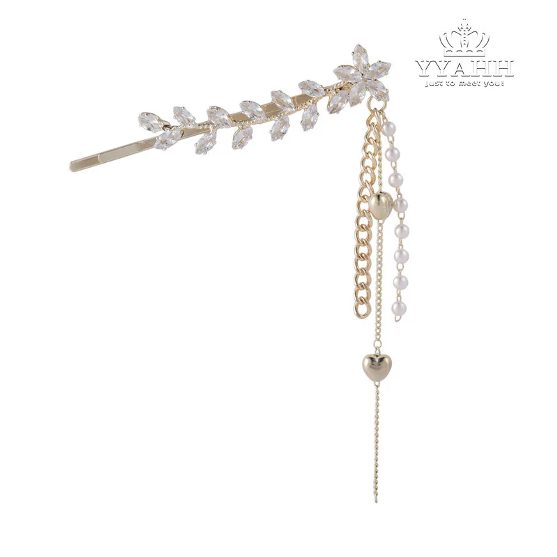 

Korean Tassel Leaf Hairpin Clip Pin Bangs Hair Accessories