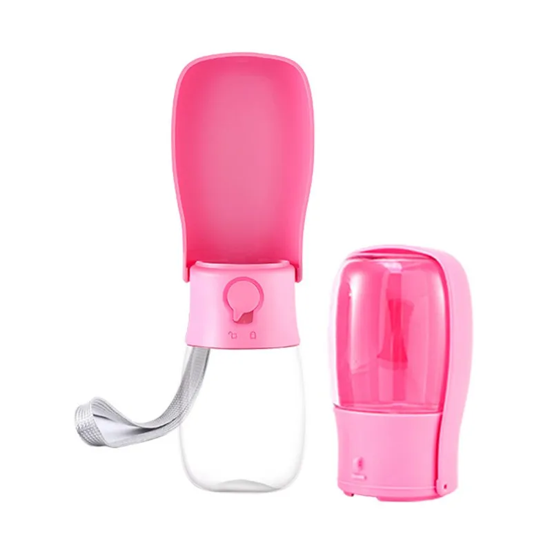 

280ml Pet Dog Water Bottle Drinking feeder for Dogs Cat Outdoor Travel Leakage-proof Water Dispenser Bowl Pet Supplies #