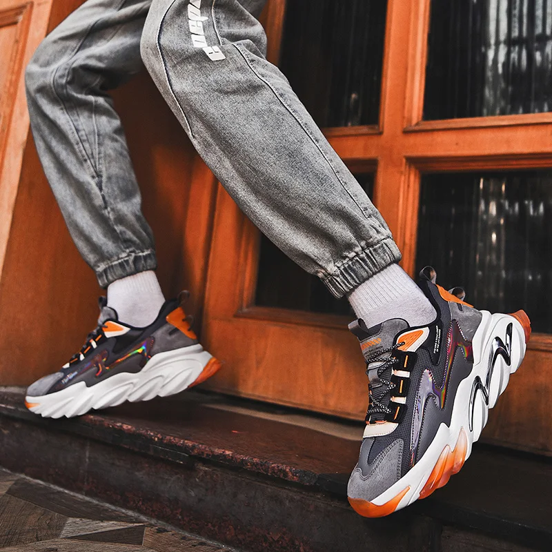 

2021 Zapatillas Hombre New Running Shoes Men's Chunky Sneakers Fashion Streetwear High Quality Male Original Sport Shoes