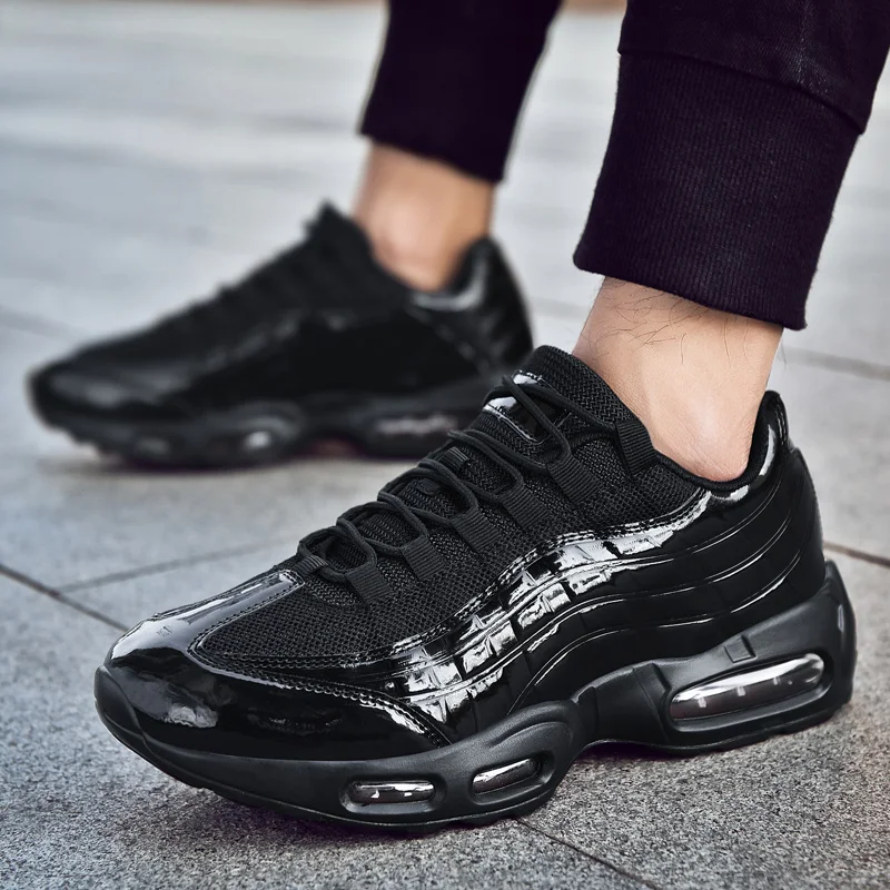 RUMDAX Mens Air Cushion Running Shoes Outdoor Training Sneakers Shock Absorption Sport Shoes Professional Athletic Walking Shoes