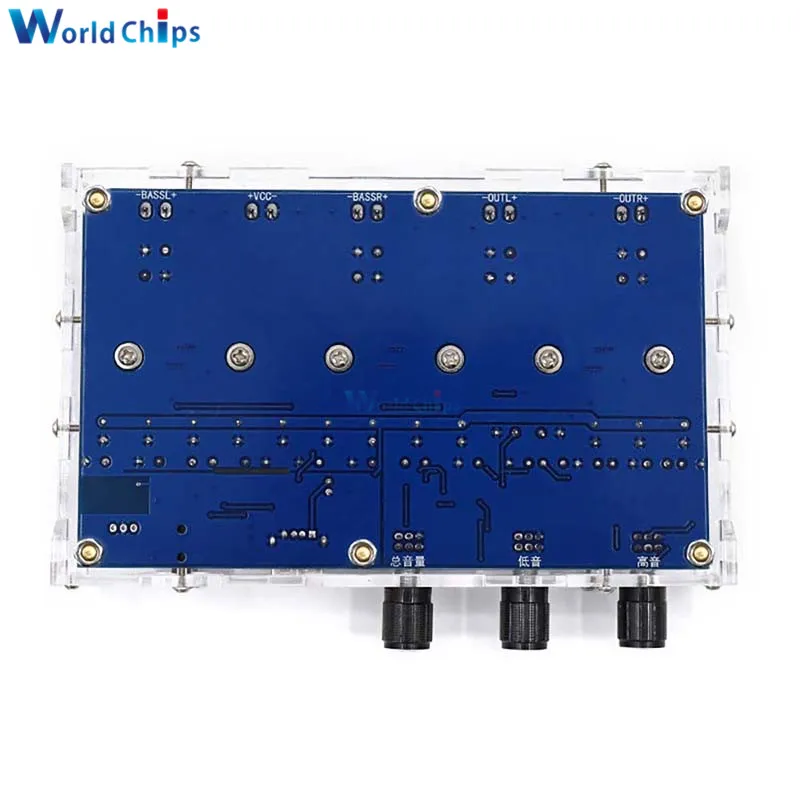 XH A310 TPA3116D2 Bluetooth 5 0 Плата усилителя 4 CH 50Wx2 + 100Wx2 аудио цифровой AMP 3 мм AUX USB вход