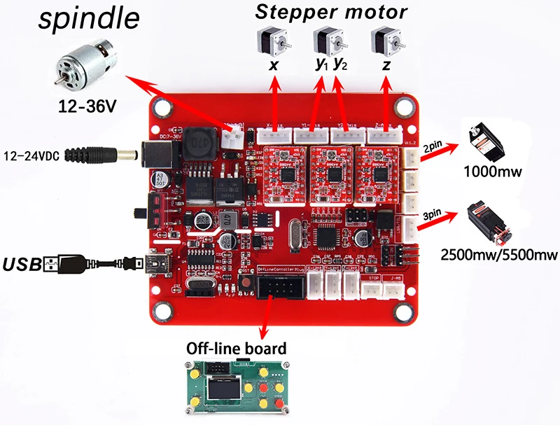 CNC 3018 PRO ER11 лазерный гравер Pcb фрезерный станок ЧПУ маршрутизатор cnc3018 GRBL мини гравер