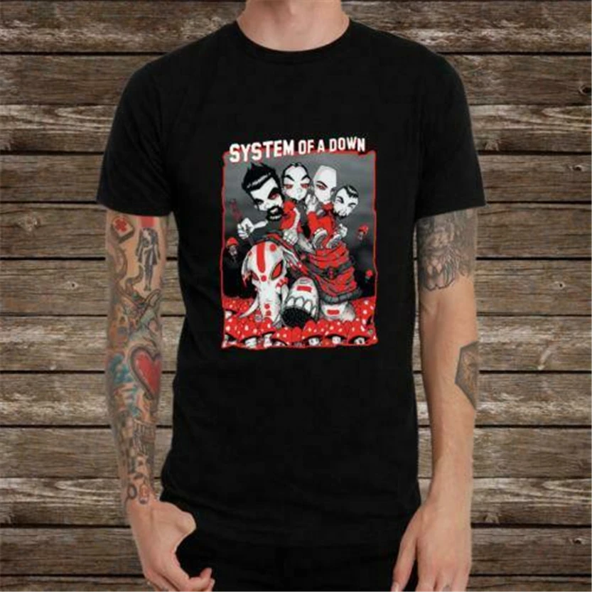 Новая система пуховых человечки Грибочки Футболка США размер Em1 наряд