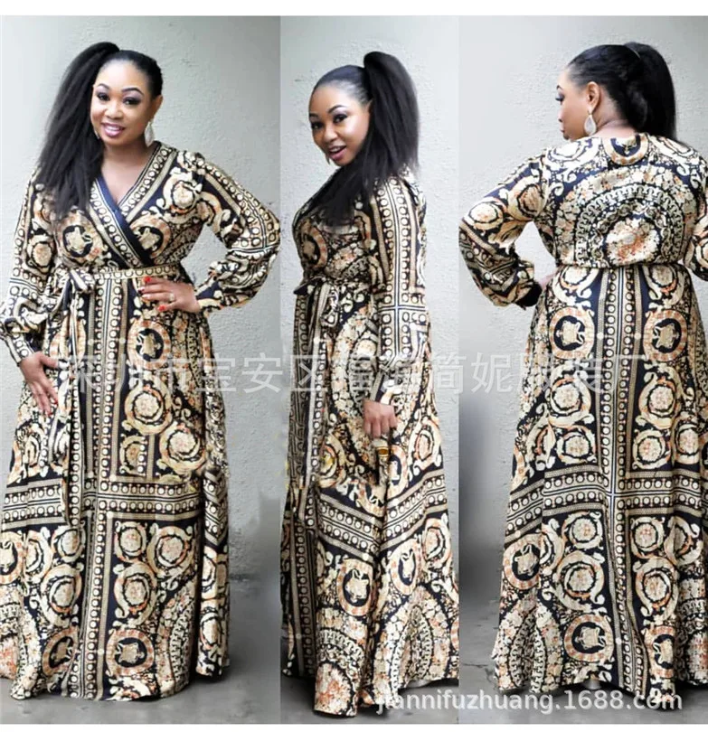 Африканские платья для женщин африканская одежда платье Африки с принтом
