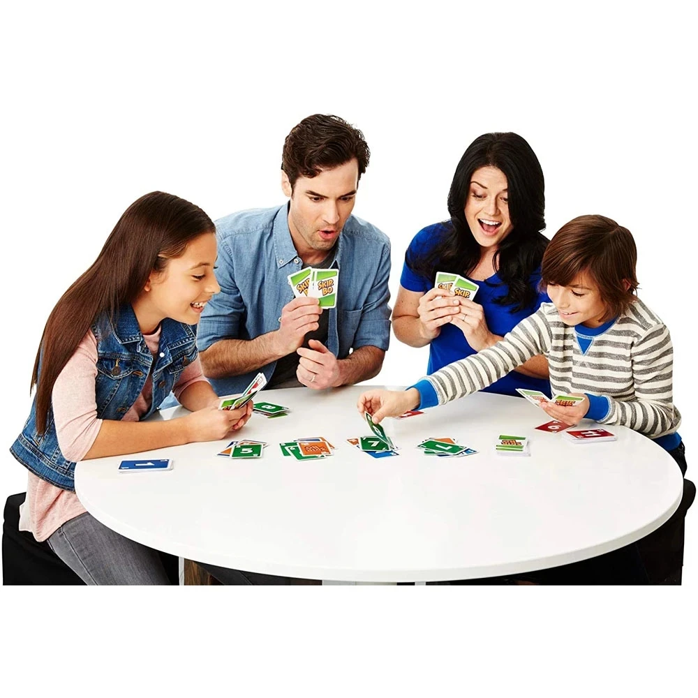 

Mattel Games UNO:SKIP BO Card Game Multiplayer Card Game Family Party Games Toys Kids Toy