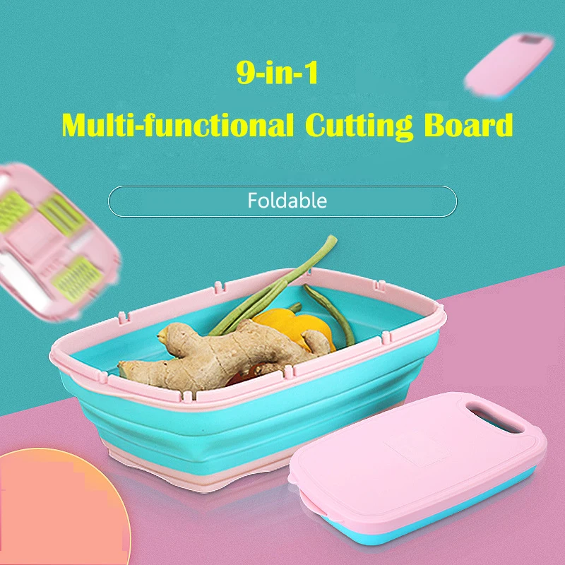 9 в 1 набор многофункциональных разделочных досок|Измельчающие блоки| |