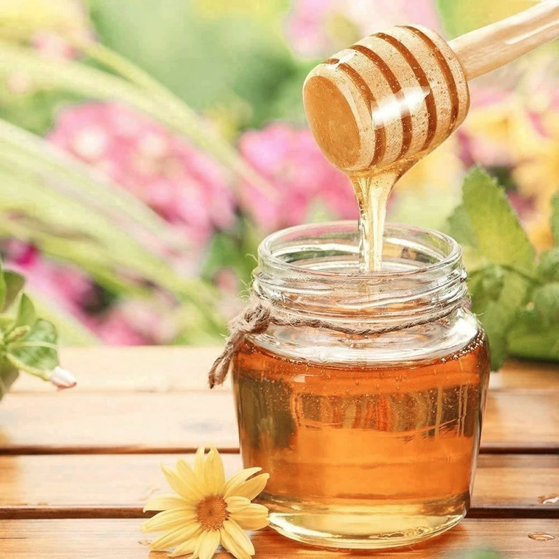 30 шт. деревянная медовая ложка для меда соковыжималка дерева палочка