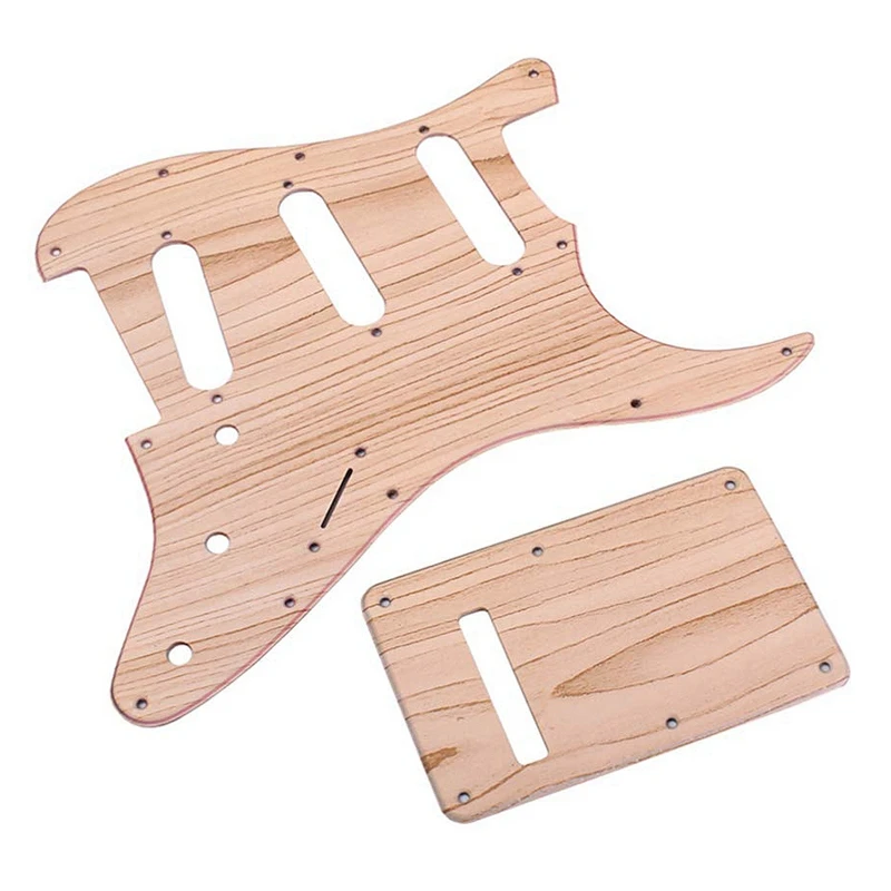 SEWS-1 набор нагруженных Prewired Humbucker Pickguard кленового дерева SSS с задней пластиной для