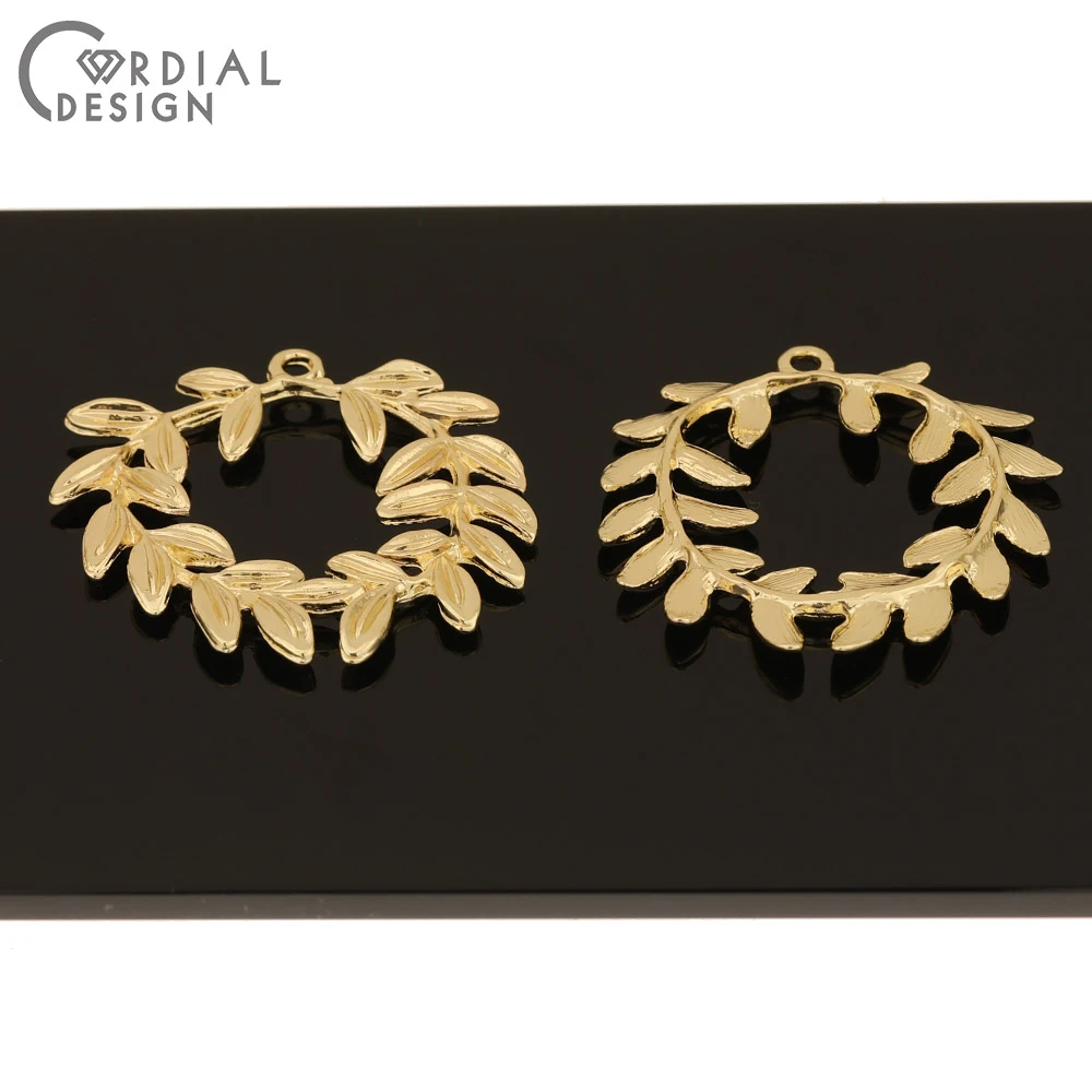

Cordial Design 50Pcs 38*38MM Jewelry Accessories/Pendants/Leaf Shapes/DIY Making/Charms/Hand Made/Jewelry Findings & Components